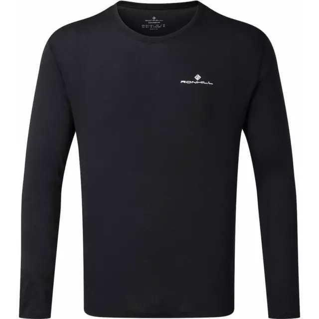 Ronhill Core Long Sleeve Mens Running Top - Black