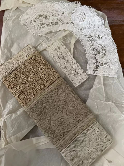 Beautiful Antique Vintage Lace Good Quantity of Unused Victorian Edwardian Ream