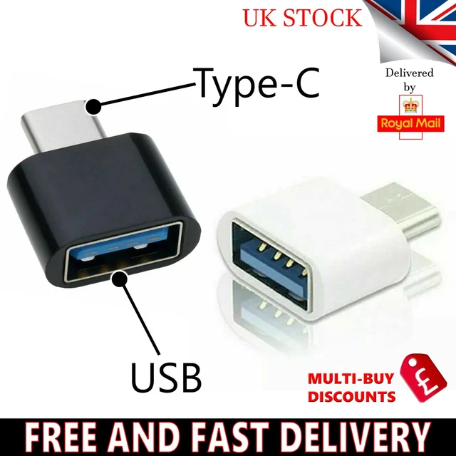 Type C to USB Adapter 3.0 USB-C 3.1 Male OTG A Female Data Connector Converter