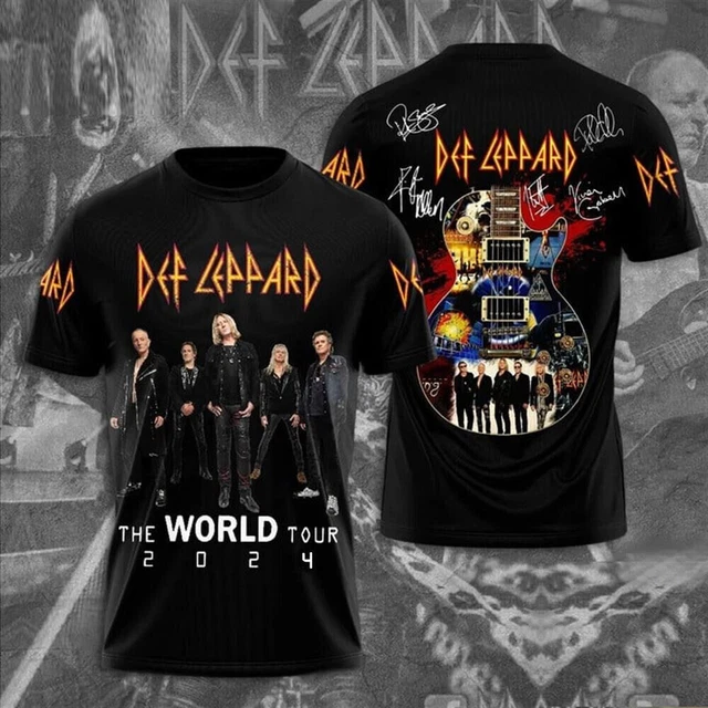DEF LEPPARD AND Journey Summer Stadium Tour 2025 3D Tshirts For Men