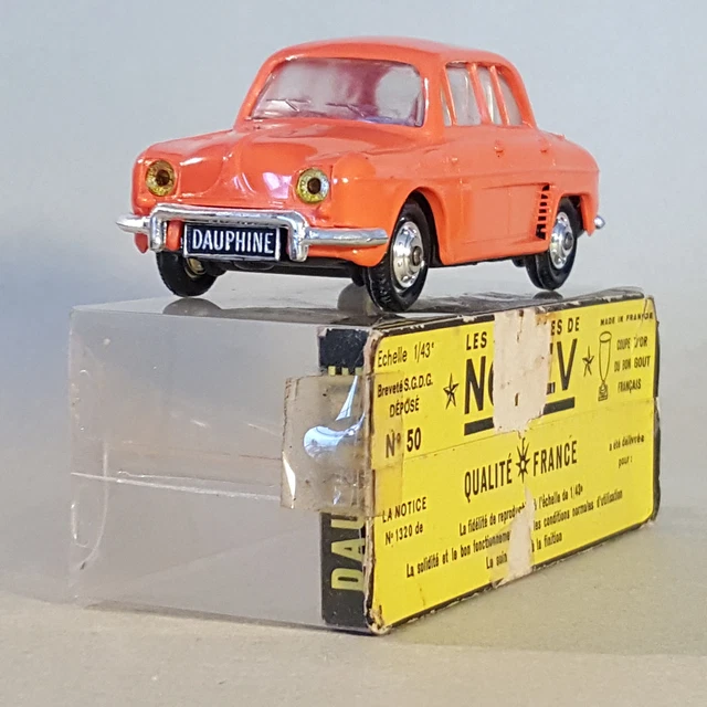 Norev 1/43 – Renault Dauphine Rose N13, Plastique, Collection, Occasion France