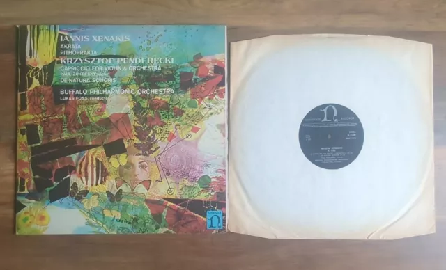Stereo H-71201 Iannis Xenakis Krzysztof Penderecki Avant-Garde EX- Stereo H-71201 Iannis Xenakis Krzysztof Penderecki Avant-Garde EX-