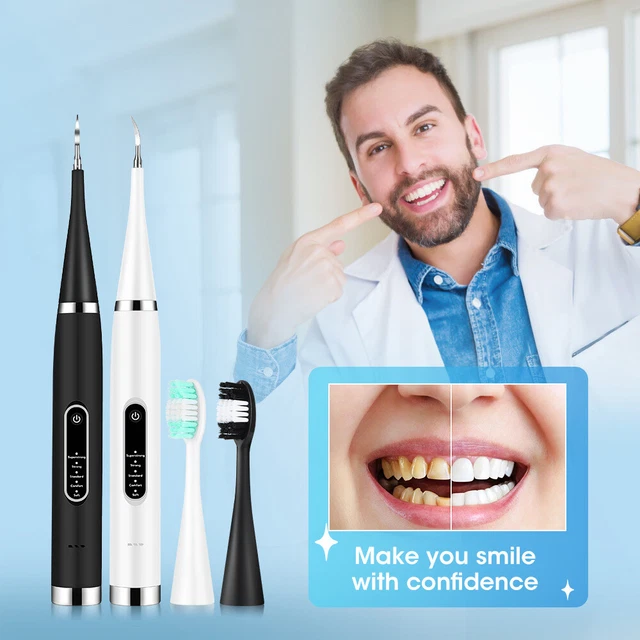 Ultrasonic Dental Scaler Electric Tooth Cleaner Calculus Remover Teeth Whitening
