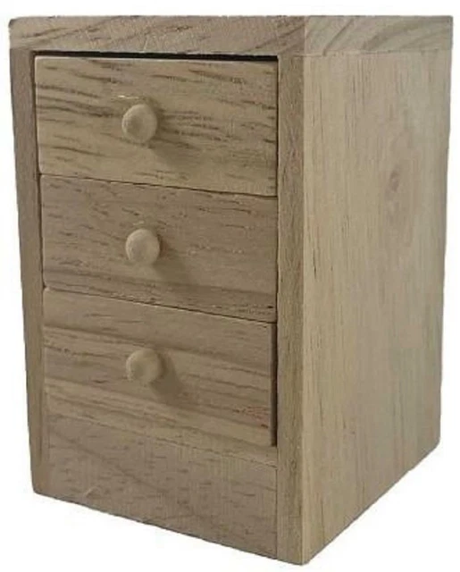 Armoire Miniature Maison De Poupée En Bois – Vintage Années 1920-1930