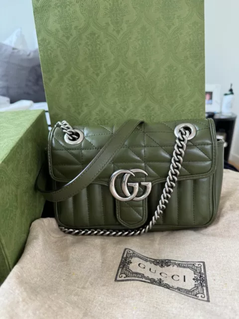Womens Gucci Marmont leather  shoulder bag