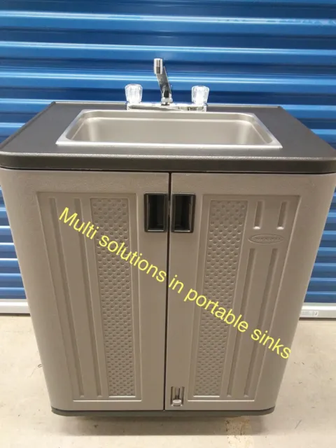 Portable sink mobile Handwash FULL SIZE contained hot and cold  water 110V