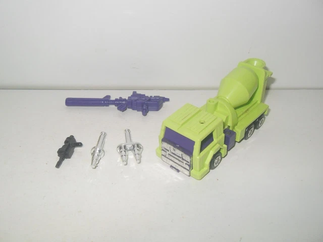 TRANSFORMERS G1 ORIGINAL vintage devastator constructicons mixmaster ...