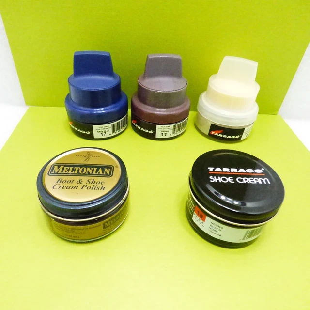 Tarrago Meltonian shoe cream black cordovan navy blue bordeaux neutral lot