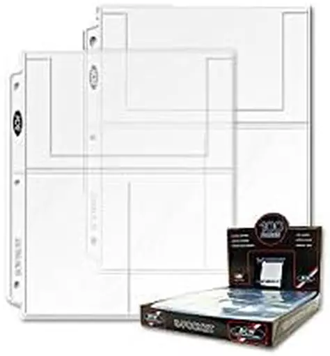 BCW Pro 3-Pocket Page 100 Ct. Box  4" X 6"