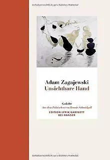 Unsichtbare Hand: Gedichte von Zagajewski, Adam | Buch | Zustand sehr gut