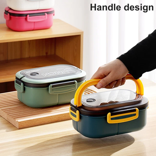 1200ML BENTO CONTAINER Airtight Meal Prep Compartment Design Lunch Case