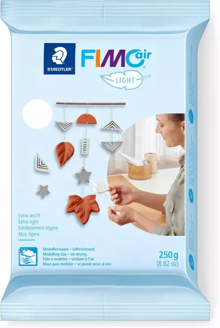 8131-0 Fimoair Light Extra-Light Air Drying Modelling Clay 250g White Pack of 1 2