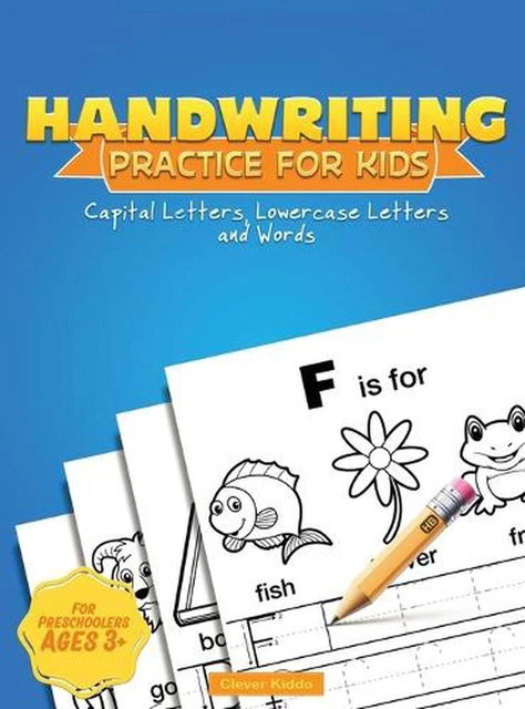 HANDWRITING PRACTICE FOR Kids: Capital & Lowercase Letter Tracing and ...