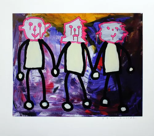 PAUL KOSTABI - Three Figueres - HANDSIGNIERT , NUMMERIERT