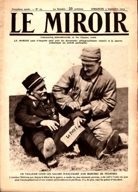 3336722 - Le Miroir n°93 - Collectif