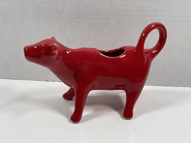 The Pioneer Woman Red Stoneware Cow Creamer Farm Country Home Decor