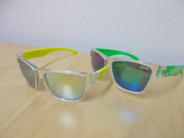 2x UVEX Skibrille Sonnenbrille Kinderbrille Skifahren Brille Kinder Sportbrille