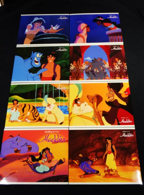 Aladdin 1992 * Robin Williams * Disney Animation * Lobby Set * C10 Mint Unused!!