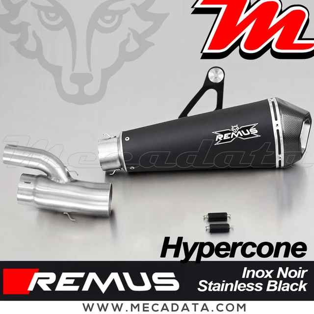 Remus 2015 Suzuki GSX-S 1000 Hypercone Black Slip On w/Heat Shield