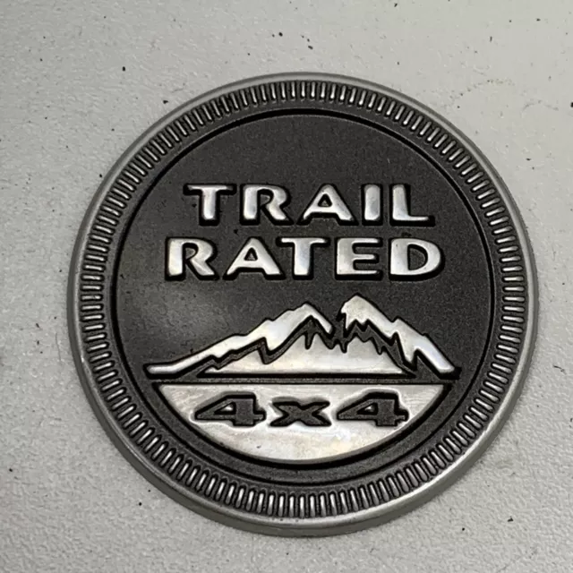 Jeep Trail Rated 4x4 fender emblem badge decal logo OEM Factory Genuine Stock