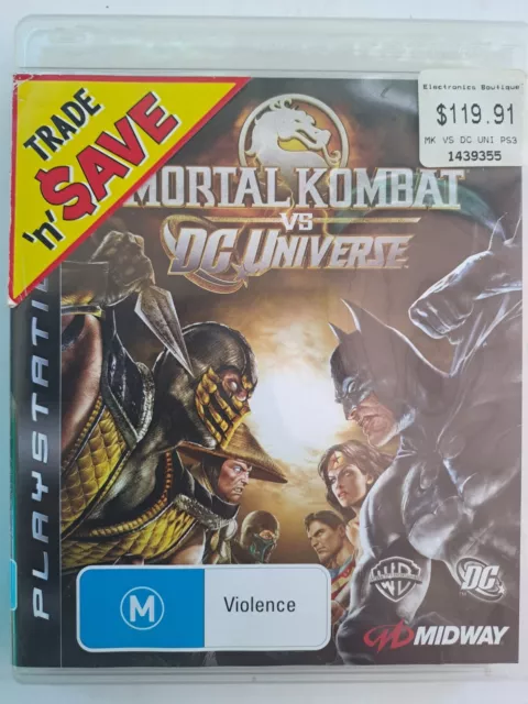 Mortal Kombat Vs Dc Universe Ps3 Playstation 3