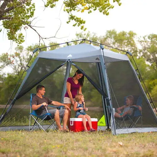 10' x 10' Instant Screen House Outdoor Camping Tent Famliy PopUp Tent 2 Doors