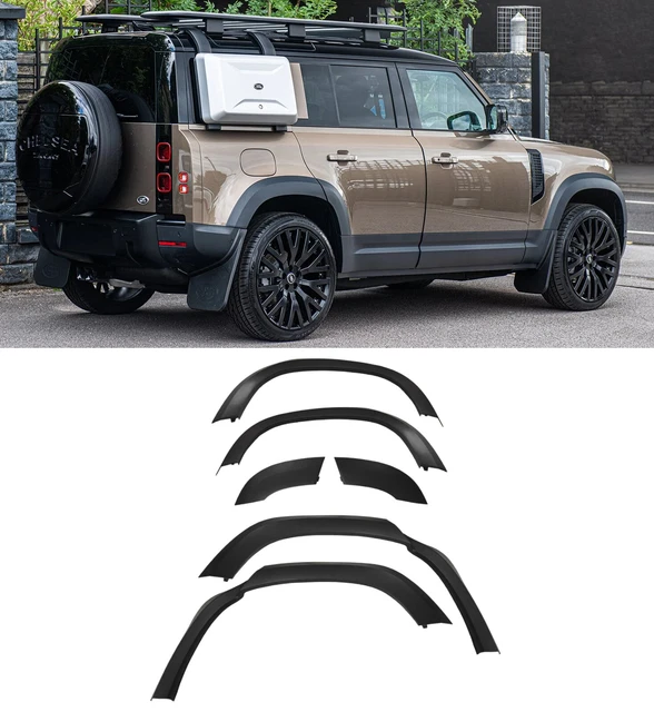 LAND ROVER DEFENDER 110 L663 Wheel Arch Fender Flares Matte Black 2020