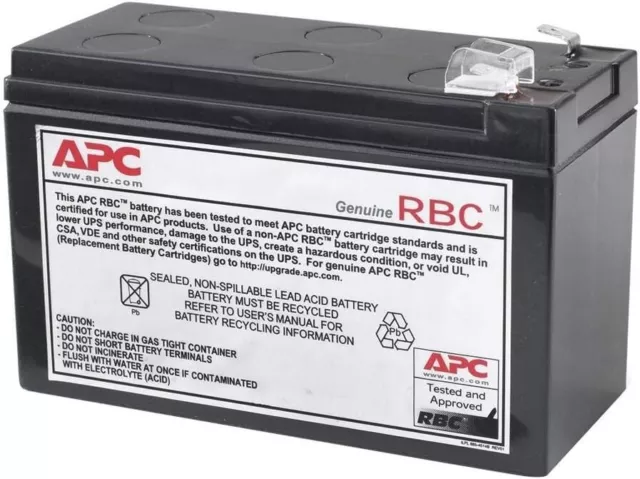 Batteria APC RBC2 per APC Smart UPS 420, APC Back UPS 250 - 300 - 400 - 500