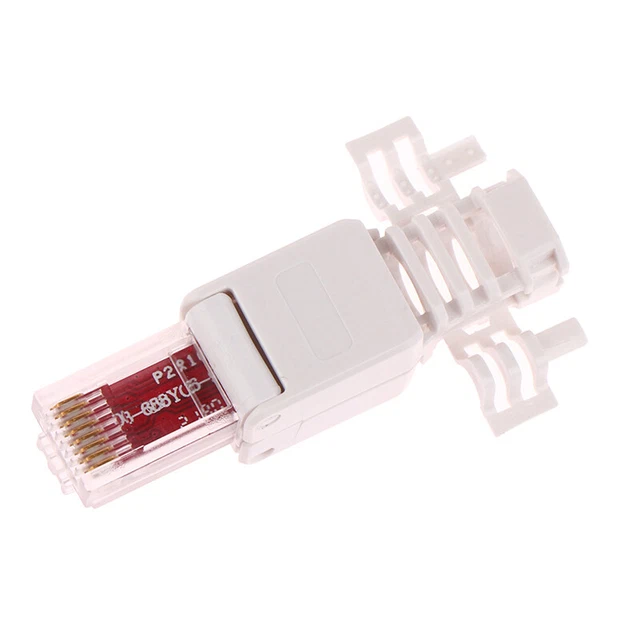 Confezione 100 Plug Modulari RJ45 Passanti Cat6 FastCrimp IWP-CAT6SJ - Foto 7