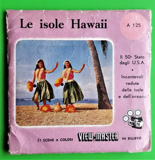 View Master    Le Isole Hawaii   A 125  In Italiano Con Libretto