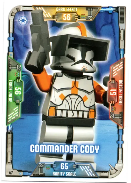 Comandante Cody #47 Lego Star Wars Serie Uno 1 Cromo Tcg 2018 Lego