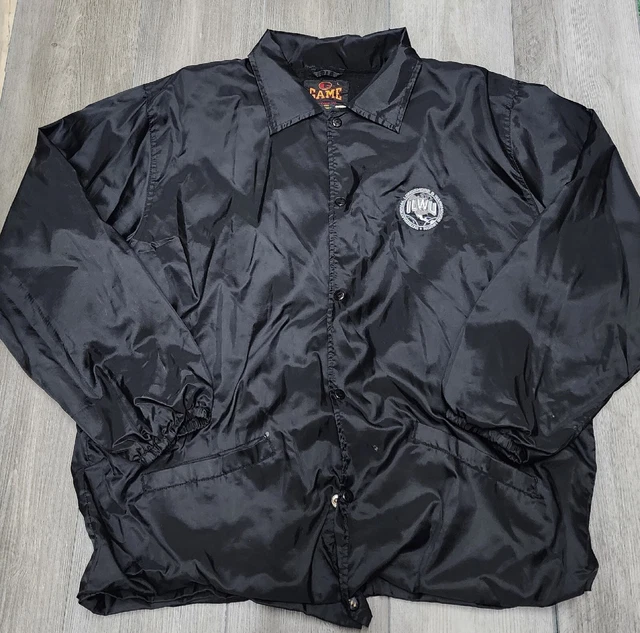 Vintage International Longshore & Warehouse UNION Mens Bomber Jacket Size L ILWU