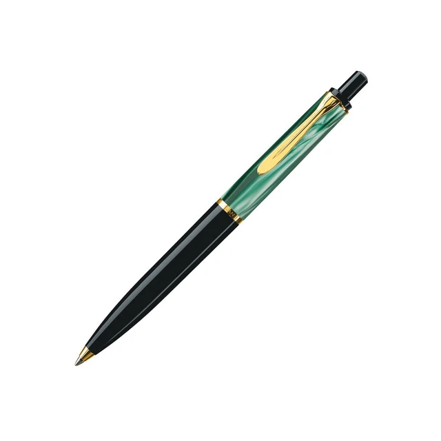 Pelikan Classic 205 Kugelschreiber – Blau-marmoriert, Druckmechanik, Im Geschenketui