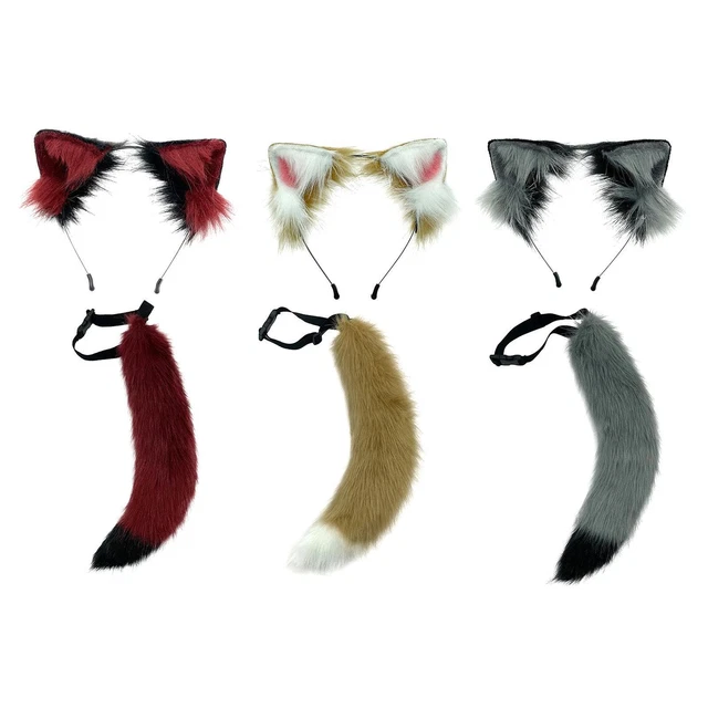 2Pcs Ears Hair Hoop, Simulation Animal Ears Ears Hair
