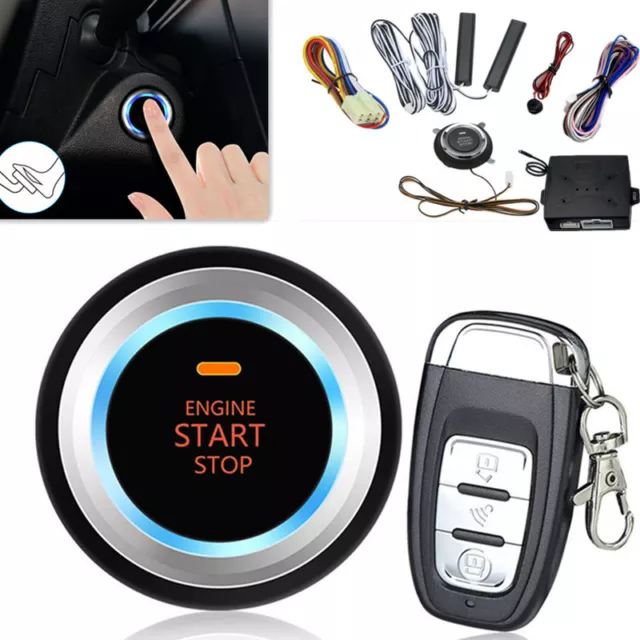 AUTO KEYLESS ENTRY Alarm PKE System Remote Engine Start Push Start