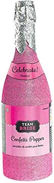 Team Bride Champange Bottle Party Popper