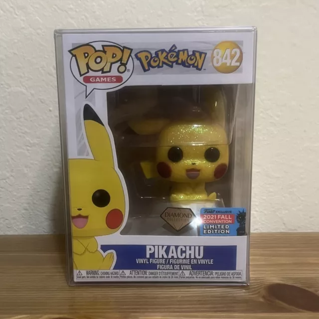 FunKo POP! Pokémon Pikachu #842 Diamond Collection NYCC 2021 Fall Convention