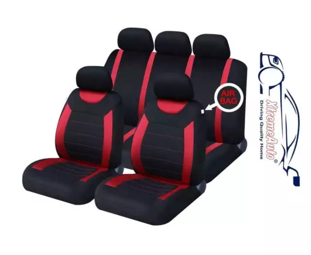 Oxford Red 9 Piece Full Set Of Seat Covers For Volkswagen New Beetle