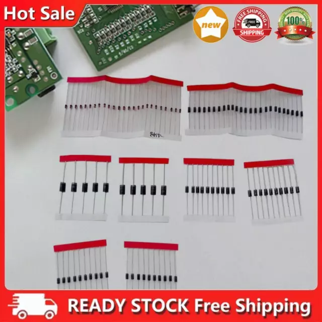 100Pcs Fast Recovery Schottky Switching Diodes Set 8 Value Electronic Components