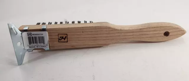 Thunder Group - WDBS011H - 11" Heavy Duty Wire Brush w/ Scraper - Lot of 7