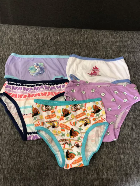 Hanes Wonder Nation Toddler Girls 6 Pack Assorted Multicolor Panties Sz 12  NWOT 
