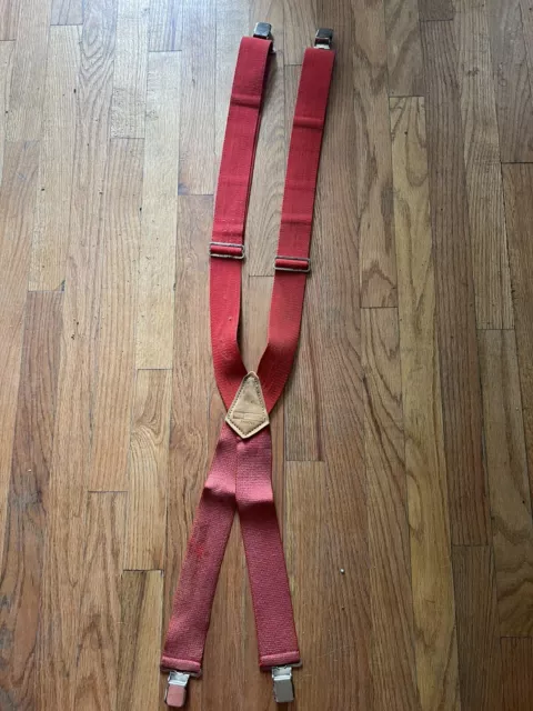 Contractors Work Suspenders Craftsmen 2” Wide Long Clip on Sears USA