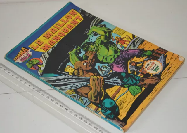 LOT BD 2 albums Mensuel HULK AREDIT GAMMA N° 11 et 22 COMICS MARVEL 1980 vintage 3