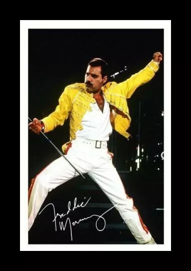 Freddie Mercury - Queen Autograph Signed & Framed Photo