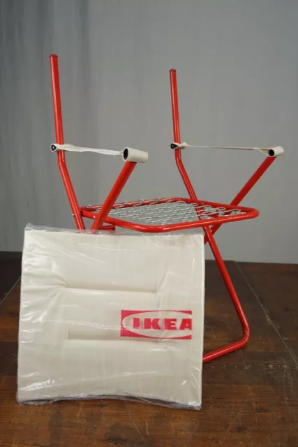 Garden Seat Folding Chair Classic Car IKEA Camping Bulli Vintage 70er IN Boxed