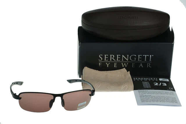RARE New POLARIZED SERENGETI STRATO Photochromic PHD Sedona Lens Sunglasses 7681