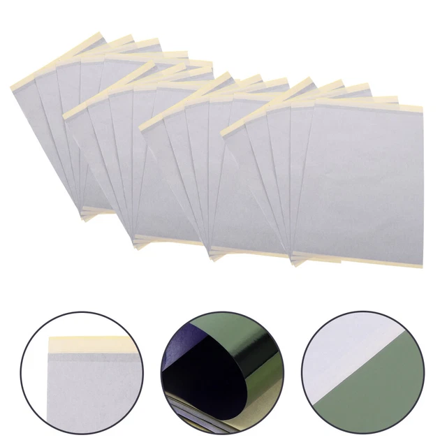 Papier Carbone Pour Tatouage Spirit - Lot De 25 Feuilles A4 - Transfert Pochoir Manuel