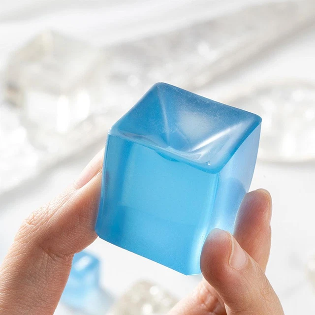 Mini Ghiaccio Blocco Palla Stress Giocattolo Antistress Cubo Spremere Giocattolo Simulazione Ghiaccio K99C