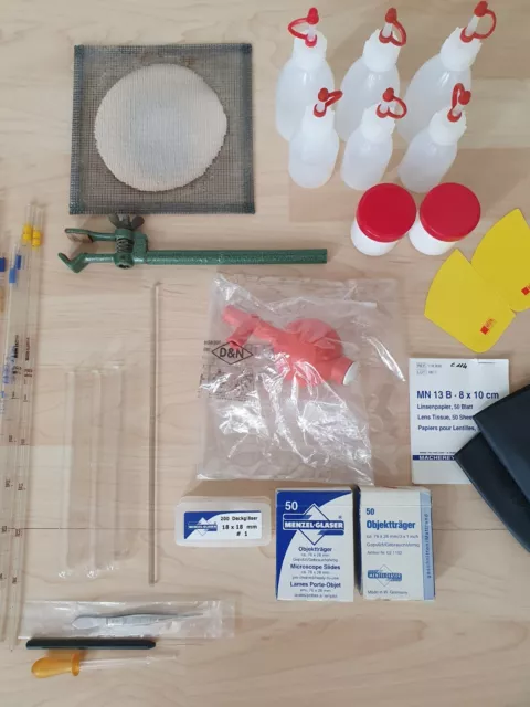 Labormaterial BTA CTA Vollpipette Messpipette Objekträger Klemme Pinzette *top* 3