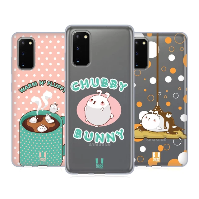Head Case Designs Lapin Potelé Étui Coque En Gel Molle Pour Samsung Téléphones 1